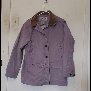 LL Bean purple jacket
